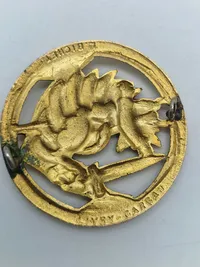 Originalt fransk faldskærms jæger badge