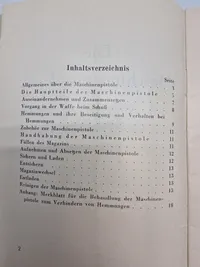 Tysk MP40 instruktion WW2
