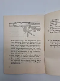 Tysk MP40 instruktion WW2