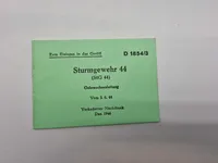 STG44 instruktionshæfte - genoptryk