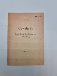 GW41 instruktionshæfte - genoptryk
