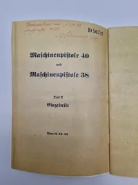 MP38 & MP40 instruktionshæfte - genoptryk