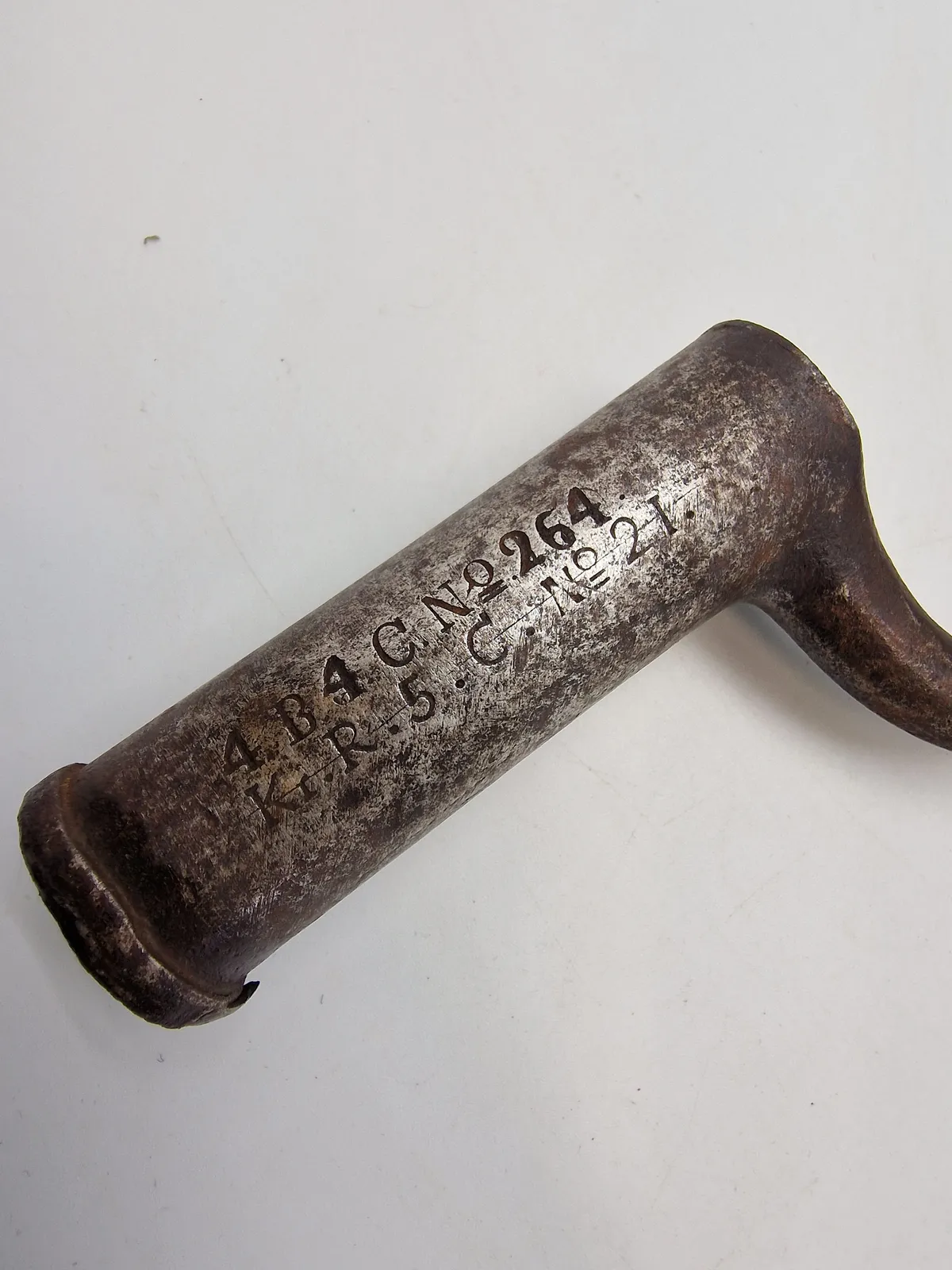Danmark : Kyhls bajonet, afkortet model (1822),super godt stemplet