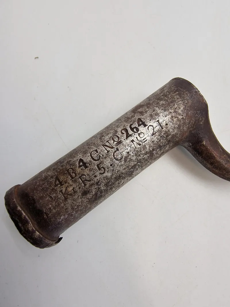 Danmark : Kyhls bajonet, afkortet model (1822),super godt stemplet