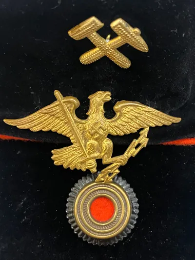 Sjælden original tysk WWII mineforbunds kasket