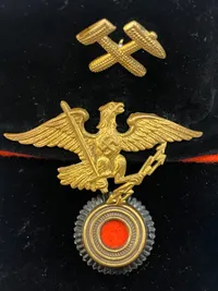 Sjælden original tysk WWII mineforbunds kasket
