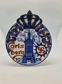 Original Carlsberg plakette fra 1908