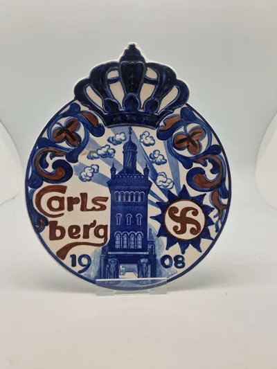 Original Carlsberg plakette fra 1908