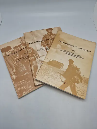 Ekstrem Sjælden fra Fra Kaukasus til Leningrad : A. Marini, Argentina alias P. R. Engelhardt, Forlaget ZAC 1980. Bind I-II-III.1-2-3 komplet