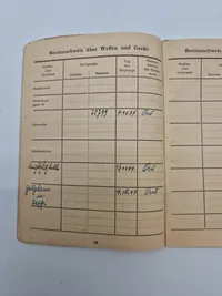 Original Waffen SS politi solbuch med foto