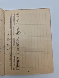 Original Waffen SS politi solbuch med foto