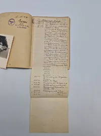 Original Waffen SS politi solbuch med foto