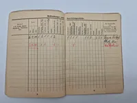 Original Waffen SS politi solbuch med foto