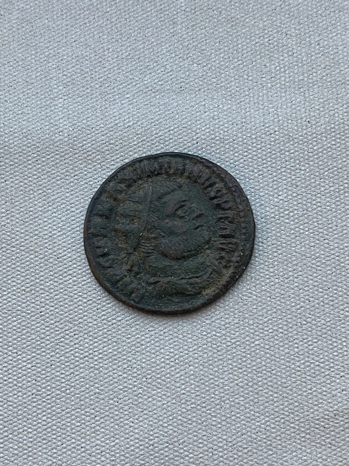Original romersk mønt -  Maximianas