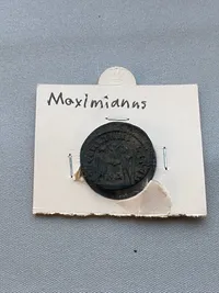 Original romersk mønt -  Maximianas