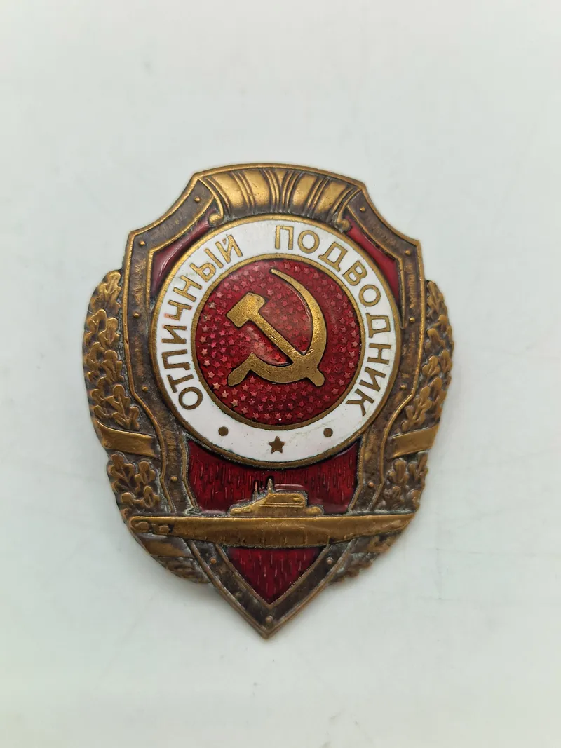 Originalt WW2  Soviet Excellent Submariner Badge