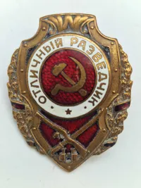 Originalt WW2 USSR Soviet Excellent Scout badge