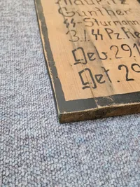 Waffen SS gravkors af træ