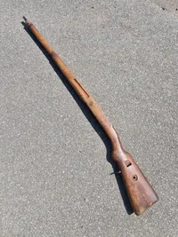 Originalt skæfte til Gevær 98 riffel WW1
