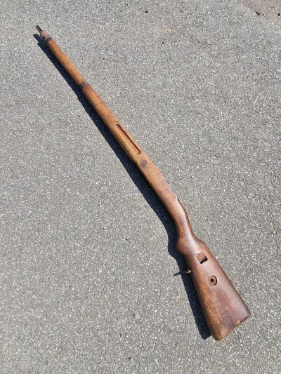 Originalt skæfte til Gevær 98 riffel WW1