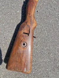 Originalt skæfte til Gevær 98 riffel WW1