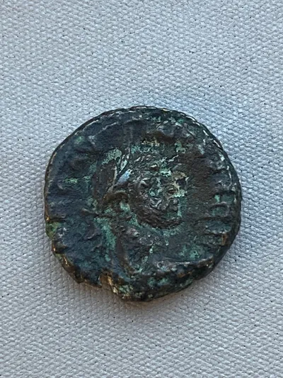 Original romersk sølvmønt (romersk Ægypten - Alexandria) sjælden