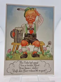 Originalt krus og kort - Hofbräuhaus WW2
