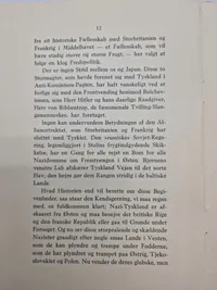 Originalt Dansk Nazistisk propaganda: - 10 ugers krig