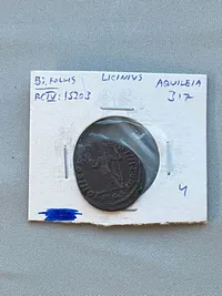 Original romersk mønt Licinivs - År 317
