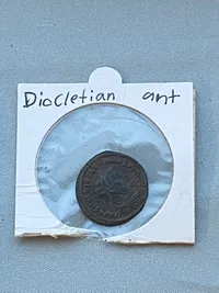 Original romersk mønt -  Dicletian