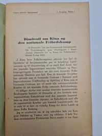 Originalt hæfte - Kina, den nationale frihedskamp