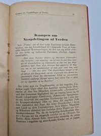 Originalt hæfte - kolonikrav og krigstrusler