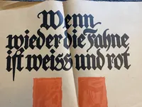 Ekstremt sjælden original Valgplakat fra genforeningen i 1920