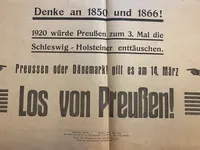 Ekstremt sjælden original Valgplakat fra genforeningen i 1920
