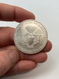 Original 1 Ounce Fine silver one dollar