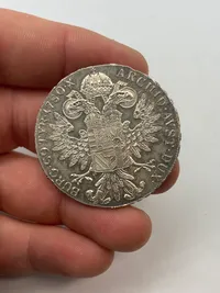 Original Maria Theresa thaler (Restrike) vægt: 28.0668