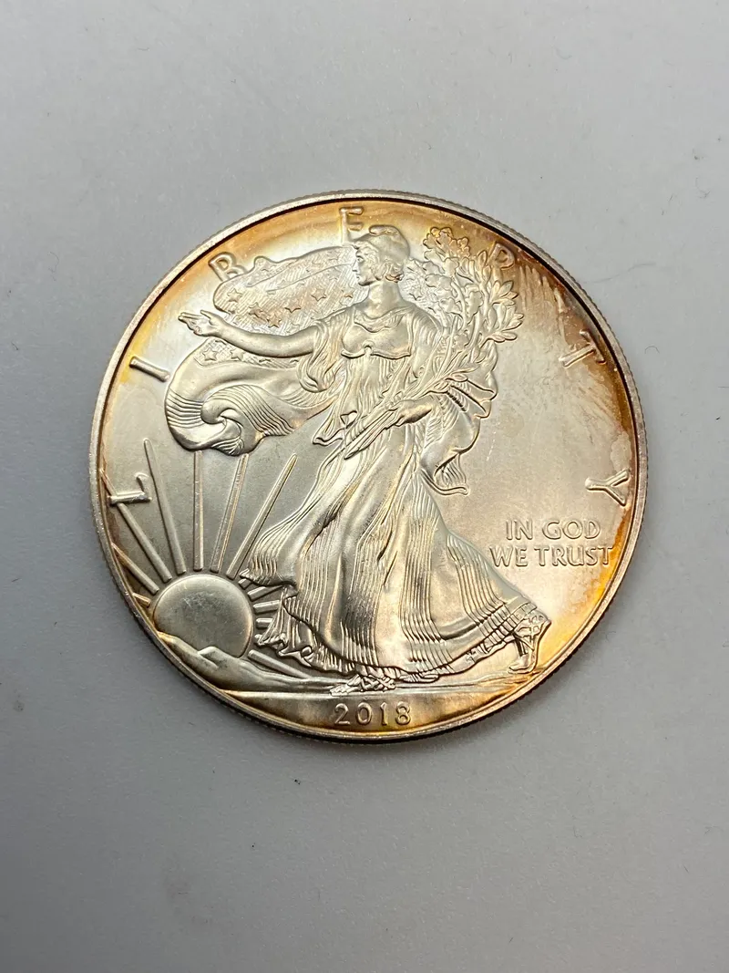 Original 1 Ounce fine silver one dollar