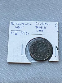 Original romersk sølvmønt - Constantine II