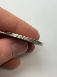 Original Deutsches Reich 5 Mark fra 1914 - af sølv
