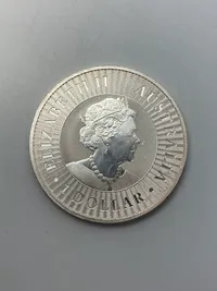 Original 1 dollar one Ounce fine silver