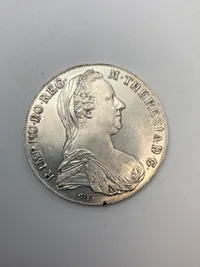 Original Maria Theresa thaler (restrike) vægt: 28.0668 gram