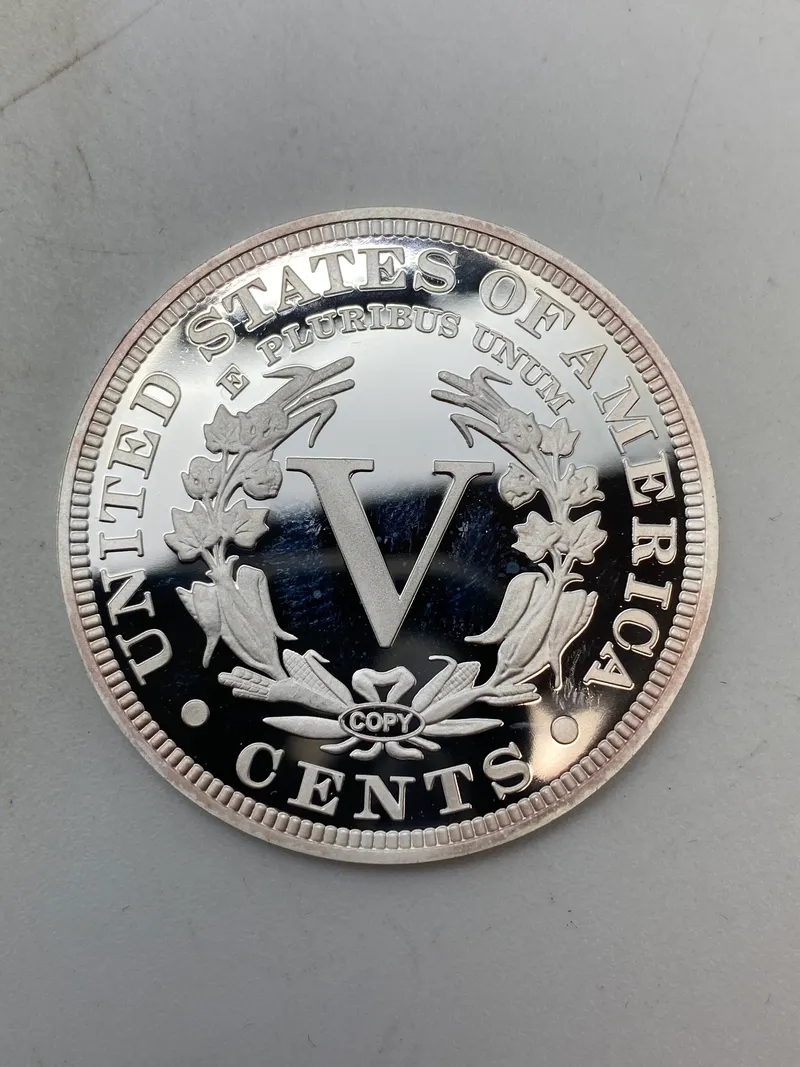USA sølvdollar "Dexter" 1913- KOPI mønt i 0.999 sølv - vægt 20 gram