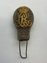 Original Pompon til dansk officers kepi model 1910