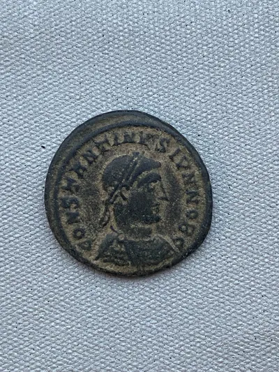 Original romersk mønt Konstantin II