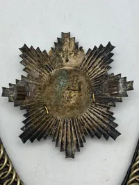 Original sol & sølvtresser for dansk officers kepi model 1910