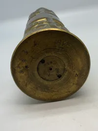 Original engelsk 18 pounders hylster fra ww1 (skyttegravskunst)