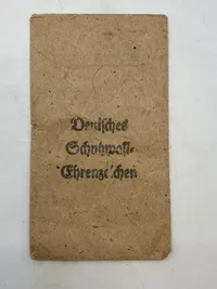 Original ww2 tildelingspose for Westwall medaljen