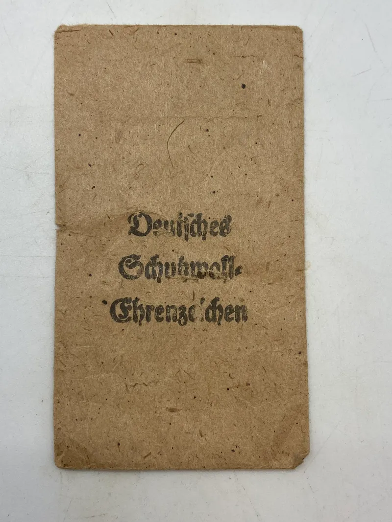 Original ww2 tildelingspose for Westwall medaljen