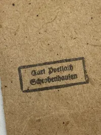 Original ww2 tildelingspose for Westwall medaljen