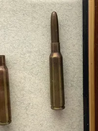 HA/Hærens Ammunitionsarsenal. Trækstadier i fremstillingen af dansk 6,5 x 55 patron M 1948 og projektil